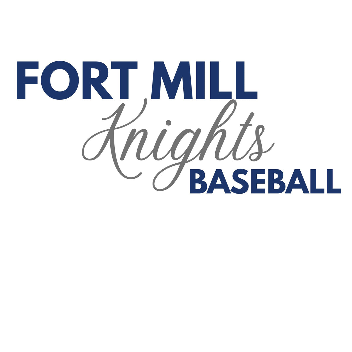 Fort Mill Knights Baseball Shirt