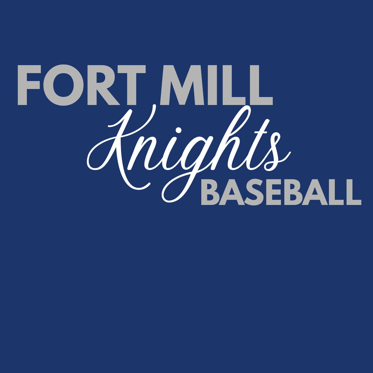 Fort Mill Knights Baseball Shirt