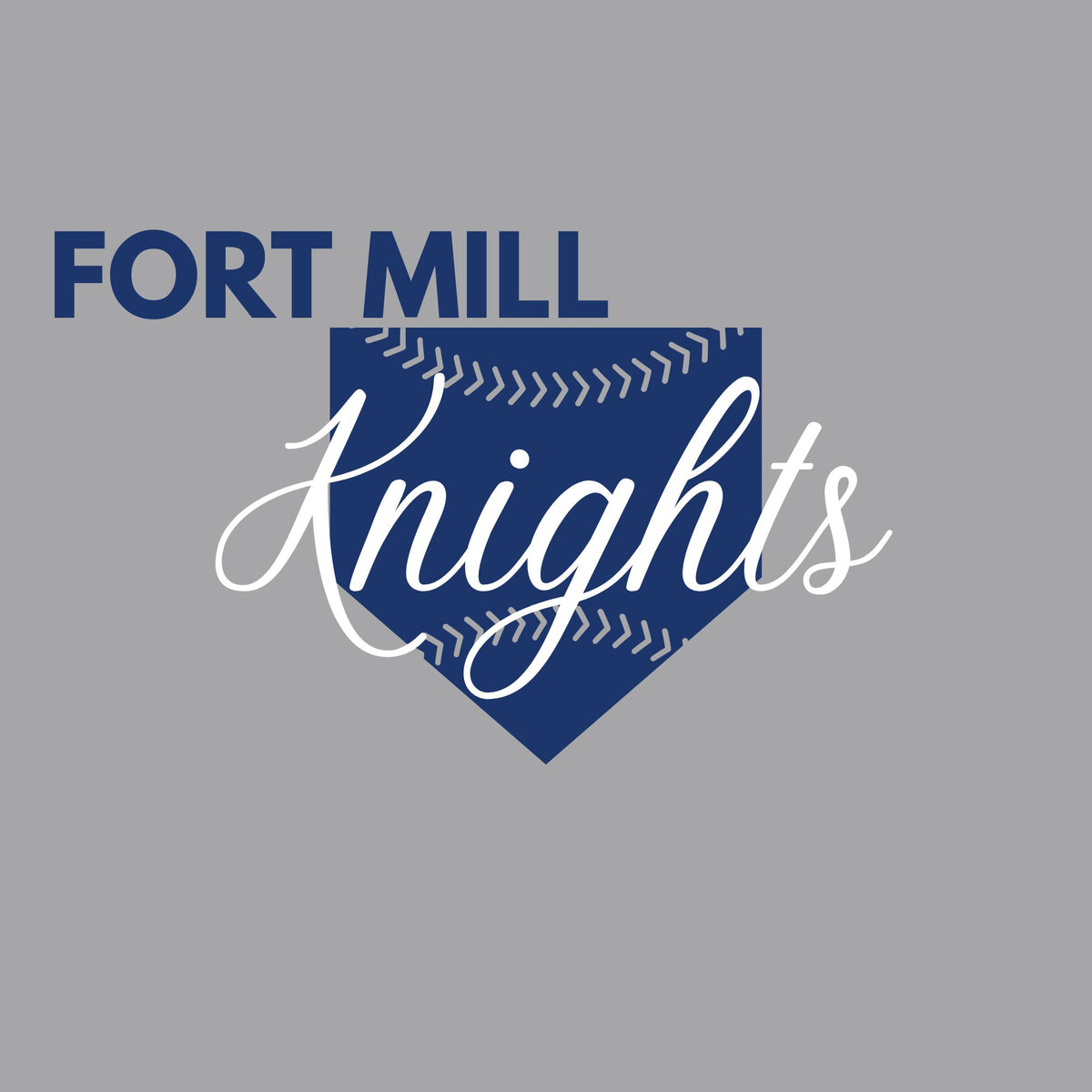 Fort Mill Knights Home Plate Shirt