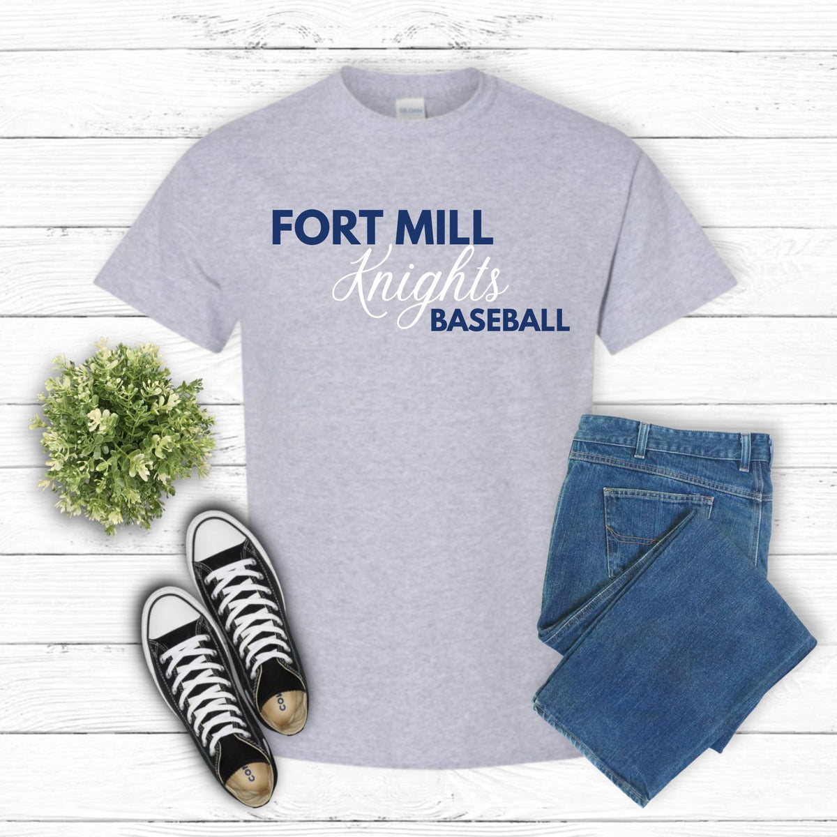 Fort Mill Knights Baseball Shirt