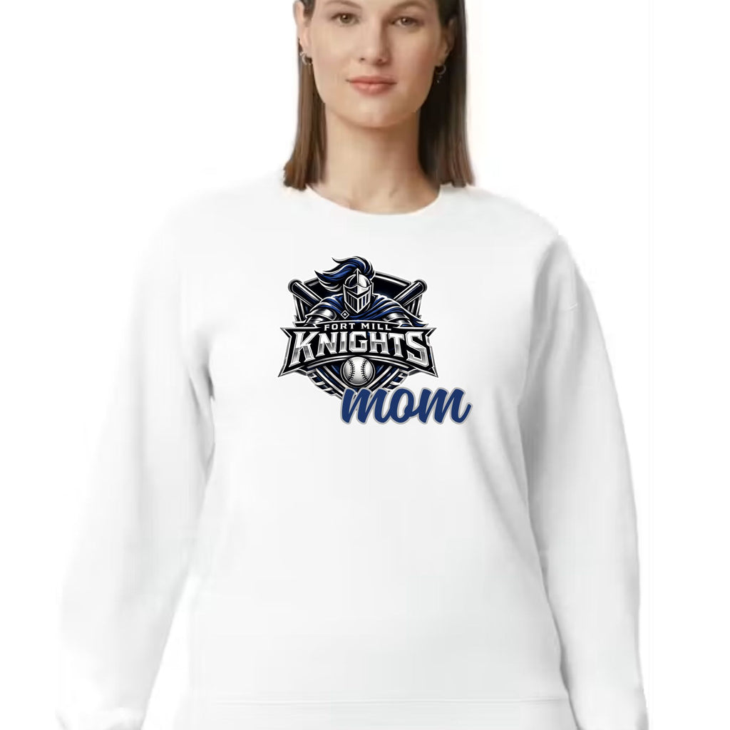 Fort Mill Knights Mom – Softstyle Crewneck Sweatshirt