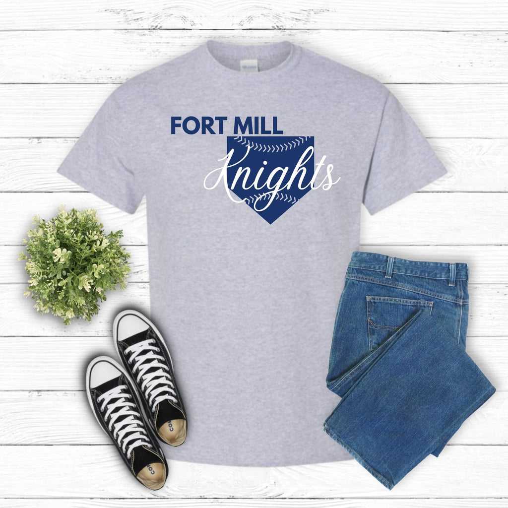 Fort Mill Knights Home Plate Shirt