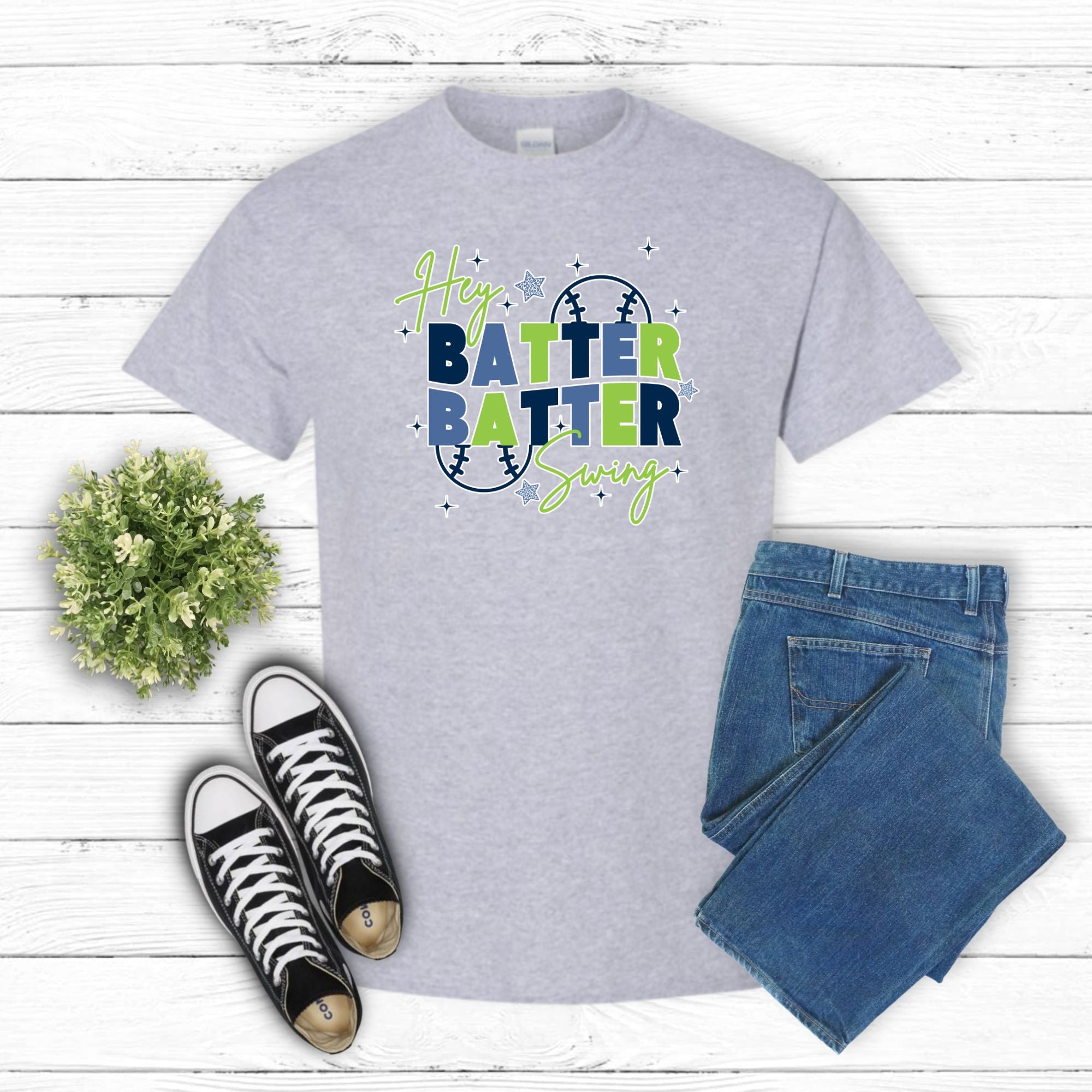 “Hey Batter Batter Swing” Game Day Tee