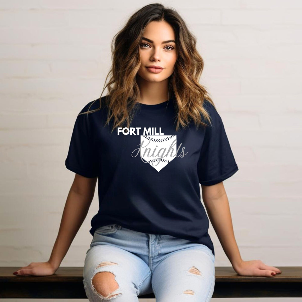 Fort Mill Knights Home Plate Shirt