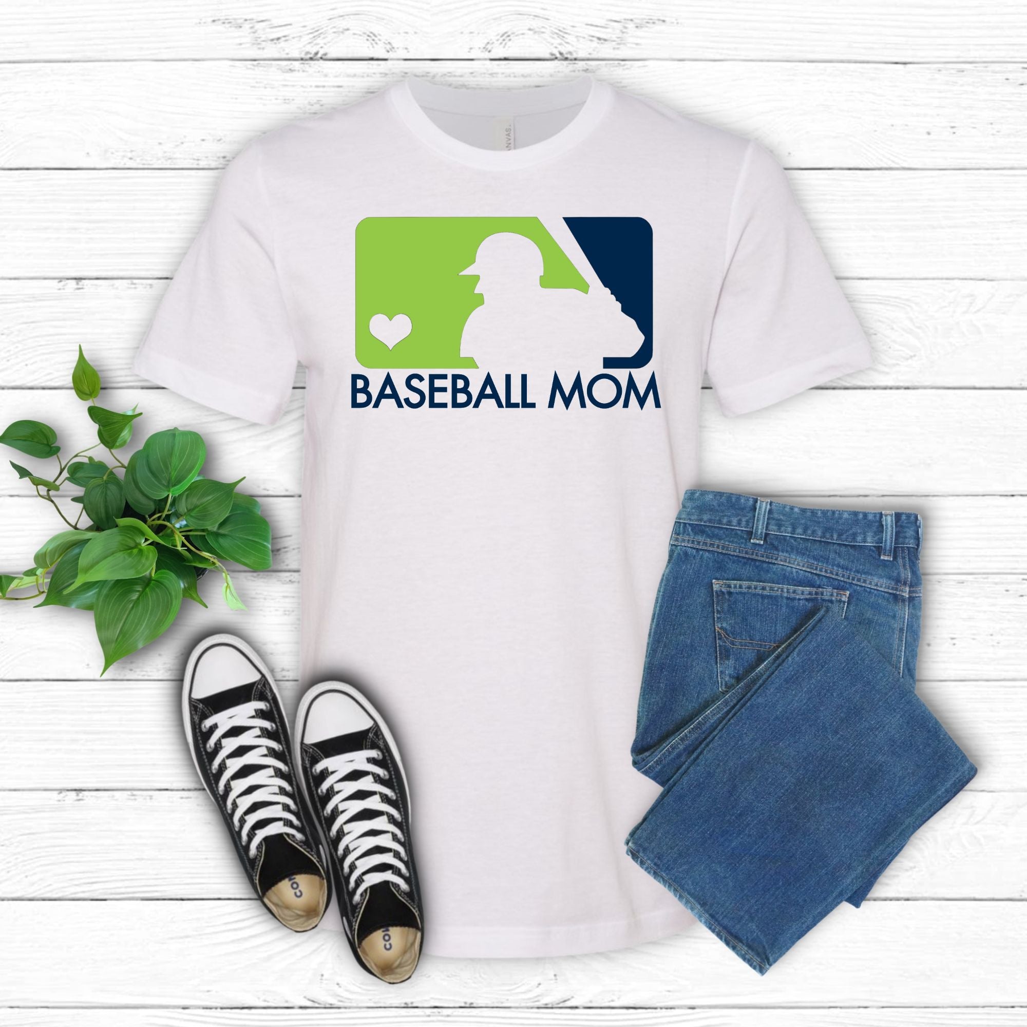 Baseball Mom Classic Logo Tee