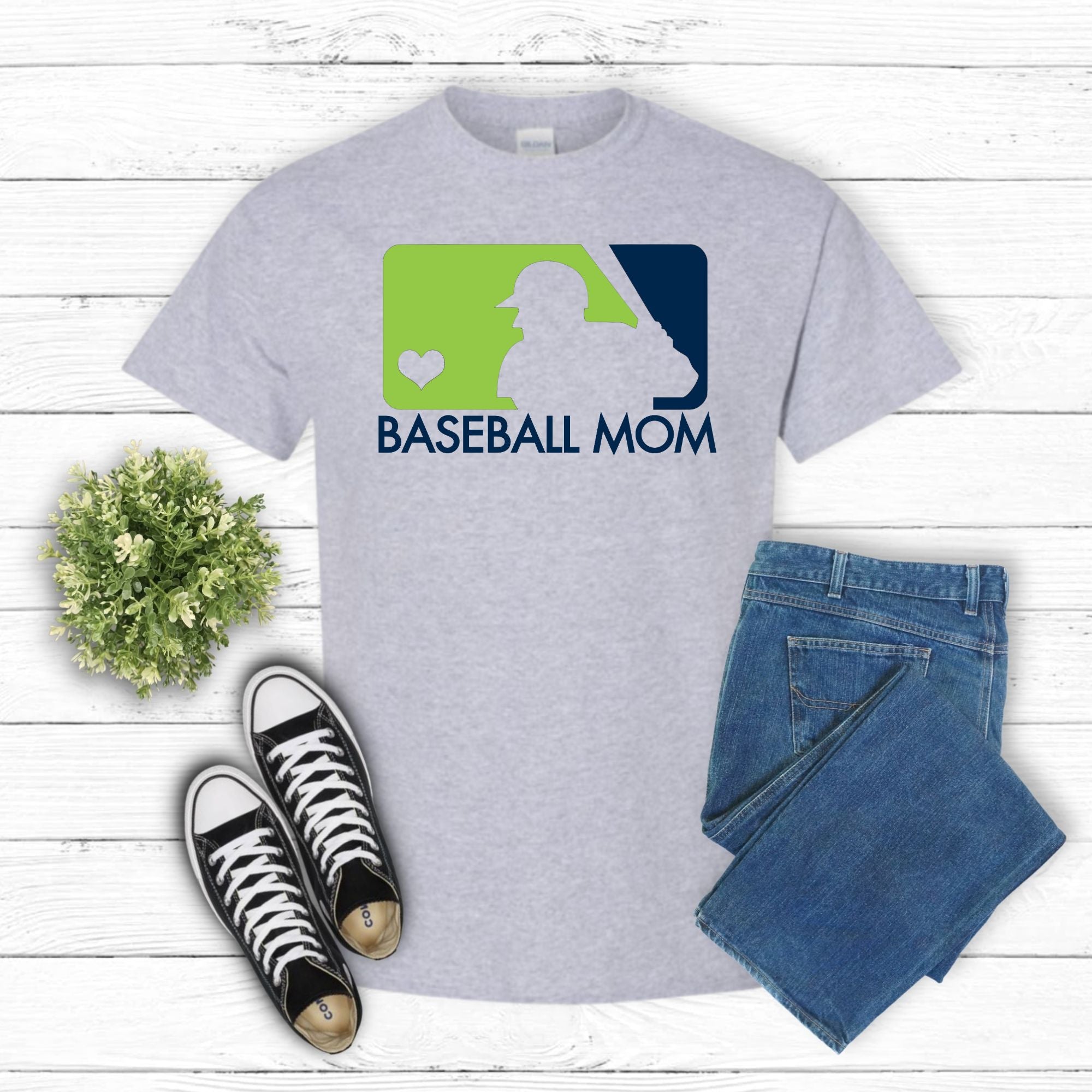 Baseball Mom Classic Logo Tee