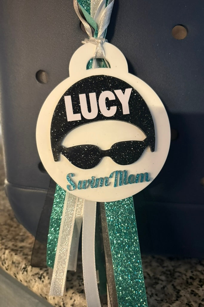 Personalized Acrylic Bogg Bag Charm
