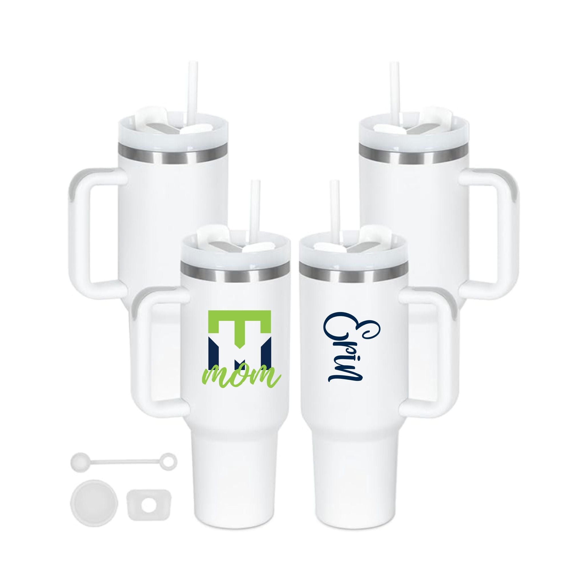 Personalized Baseball Mom 40 oz Tumbler