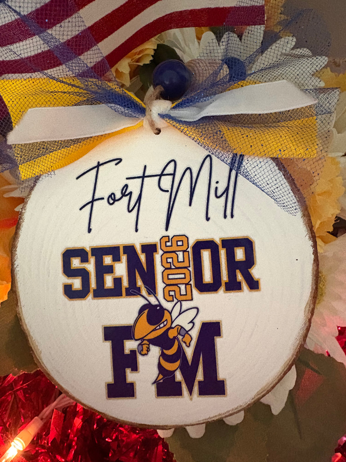 Personalized Senior Year Christmas Ornament
