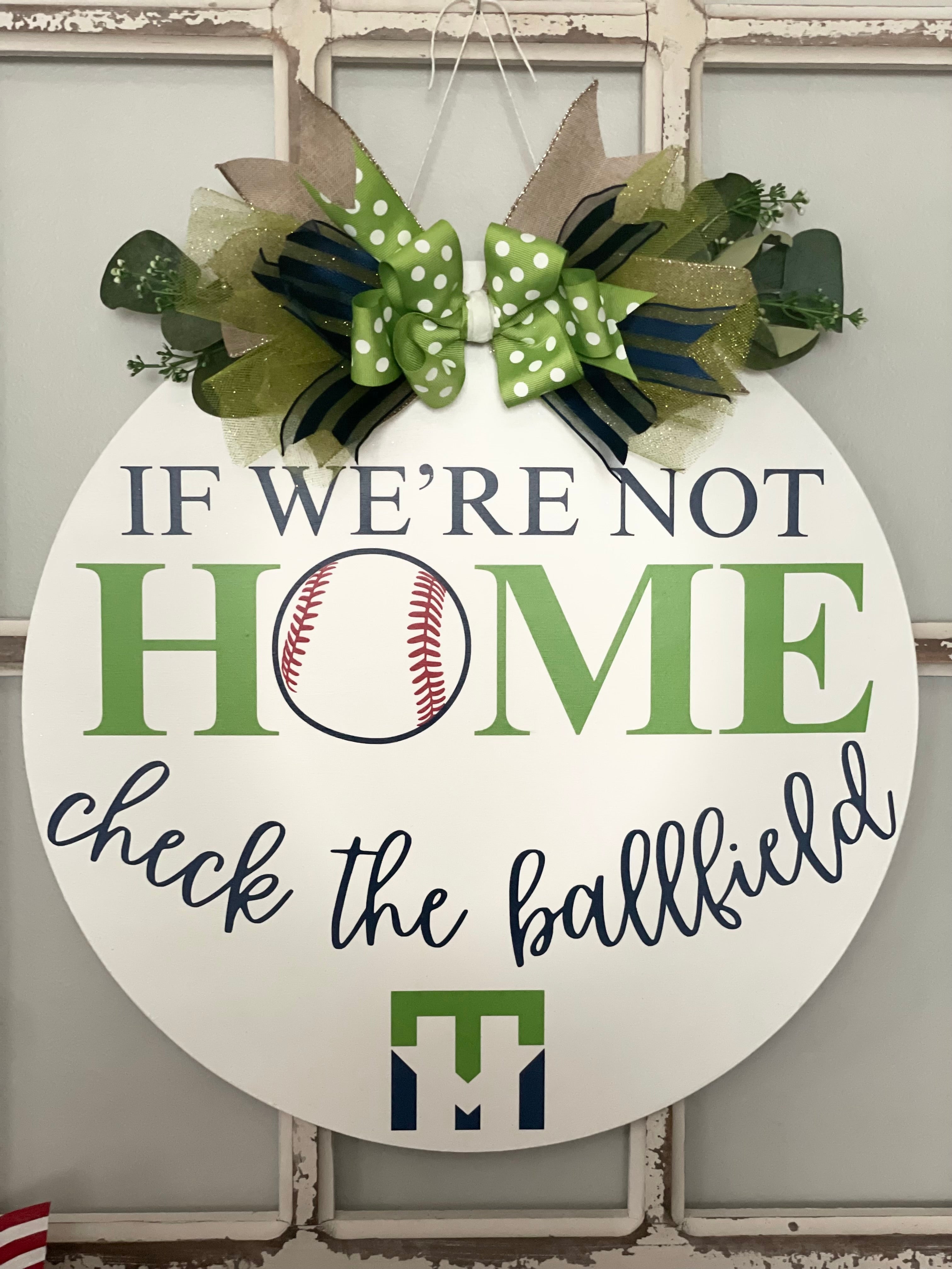 If We're Not Home Door Round (MT Theme)