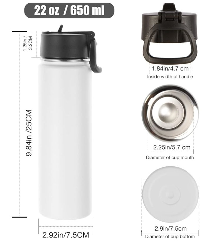 Fort Mill Knights Personalized 22 oz. Water Bottle